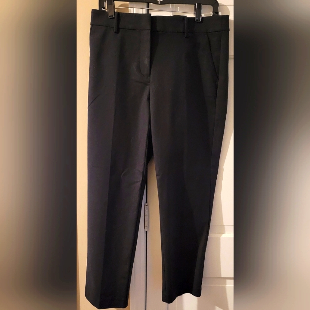 Loft Navy Cropped Dress Pants